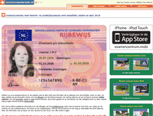 Tablet Screenshot of examencentrum.nl